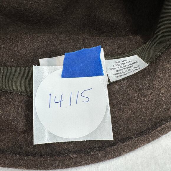 Betmar Womens Hat Wool Size M Brown Belted Cottagecore Classic Fall Vintage - Picture 6 of 6